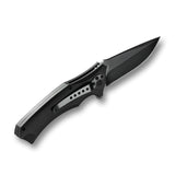 Sthenia pocket knife with black G10 handle and sharp tactical blade