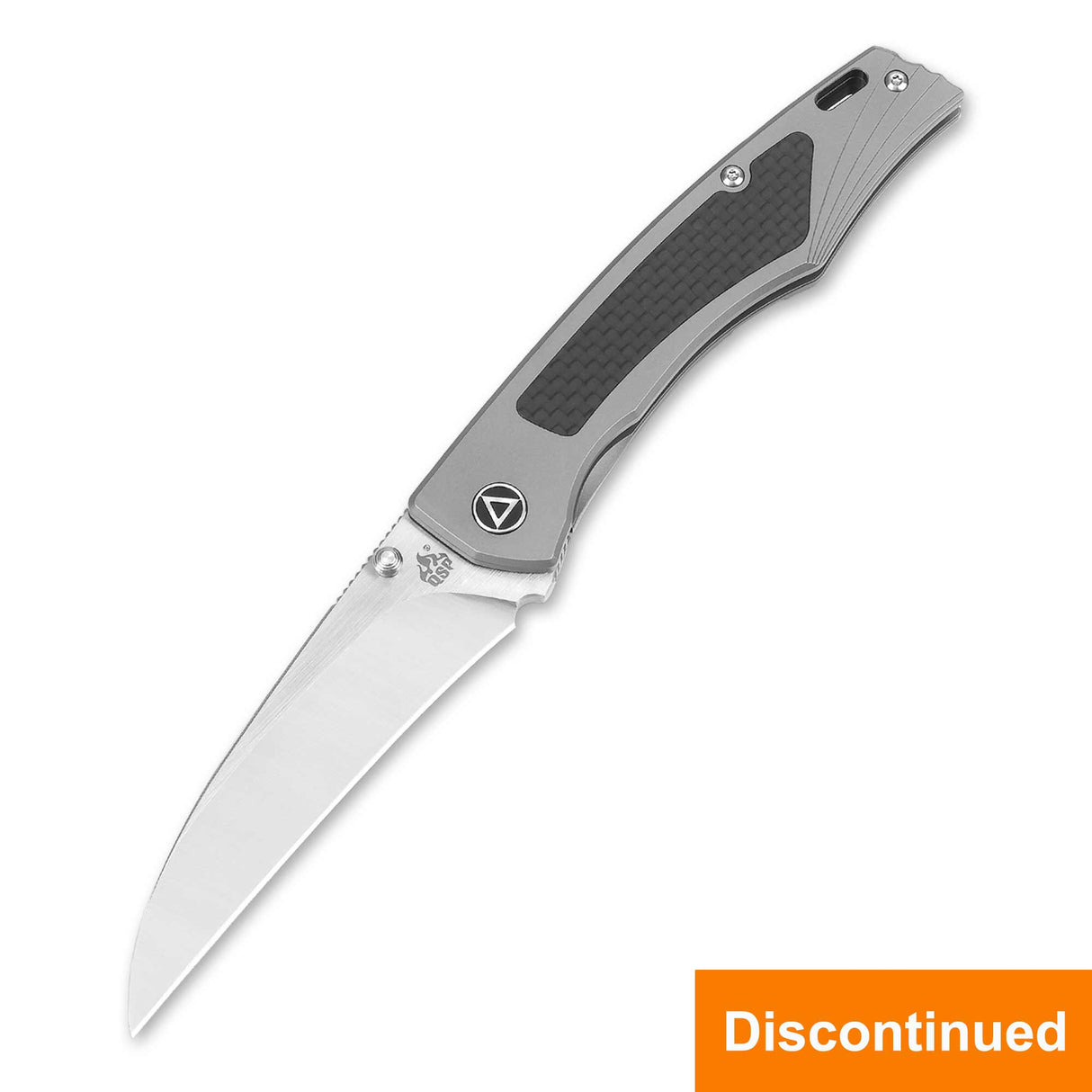 QSP Songbird Pocket Knife CPM S35VN blade Titanium Handle with Carbon Fiber Inlay