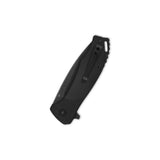 QSP Raven Liner Lock Pocket Knife D2 Blade Black G10 Handle