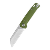 QSP Penuin Glyde Lock Pocket Knife 14C28N Blade OD Green Glass Fiber Handle