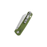 QSP Penuin Glyde Lock Pocket Knife 14C28N Blade OD Green Glass Fiber Handle