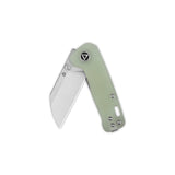 QSP Penguin Mini Liner Lock Pocket Knife 14C28N Blade with Jade G10 Handle