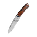 QSP Mustang Lock Back Pocket Knife M390 blade Desert Ironwood Handle - Limited Edition of 58