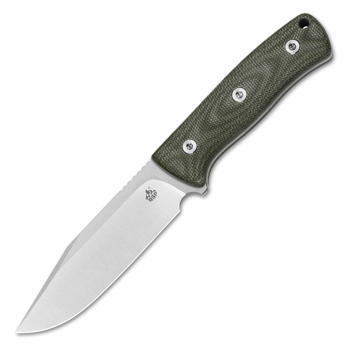 QSP Bison V1 Fixed Blade Knives Hunting knives D2 Blade Micarta handle