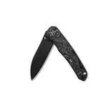 QSP Otter Liner Lock Pocket Knife S35VN Blade Aluminum Foil Carbon Fiber Handle