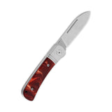 QSP Hedgehog Slip Joint Pocket Knife 14C28N blade Resin Handle - Spear point