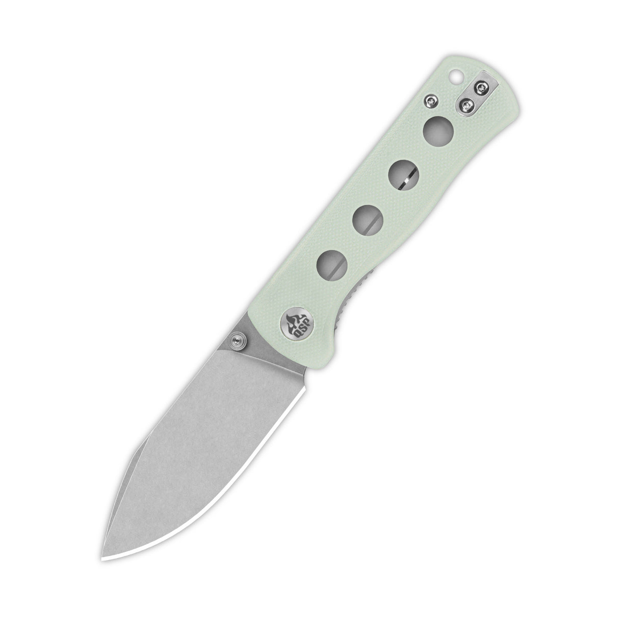 QSP Canary Folder Liner Lock Pocket Knife 14C28N Blade Purple G10