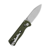 QSP Canary Glyde Lock Pocket Knife 14C28N Blade Olive Green G10 Handle