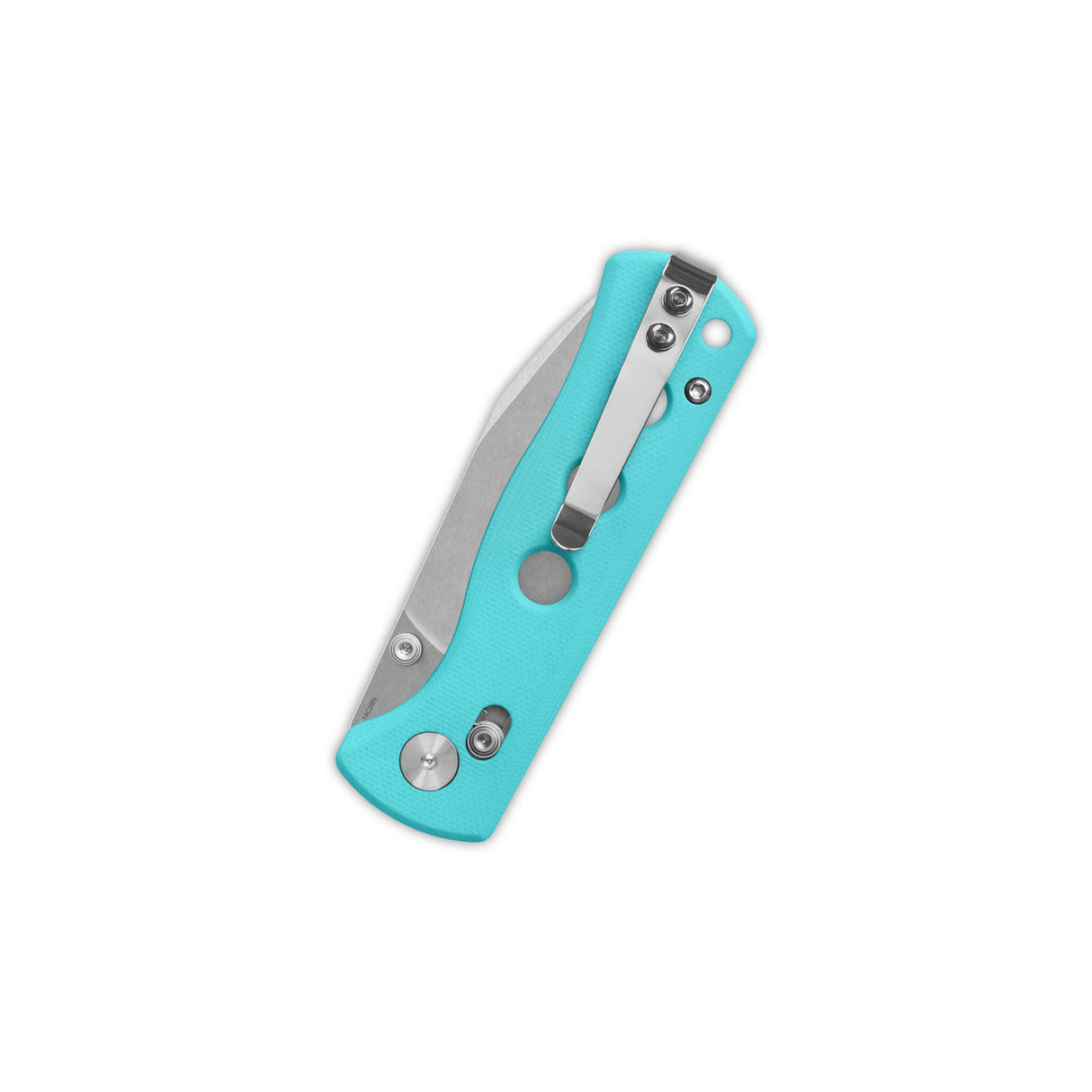 QSP Canary Glyde Lock Pocket Knife 14C28N Blade Tiffany Blue G10 Handle