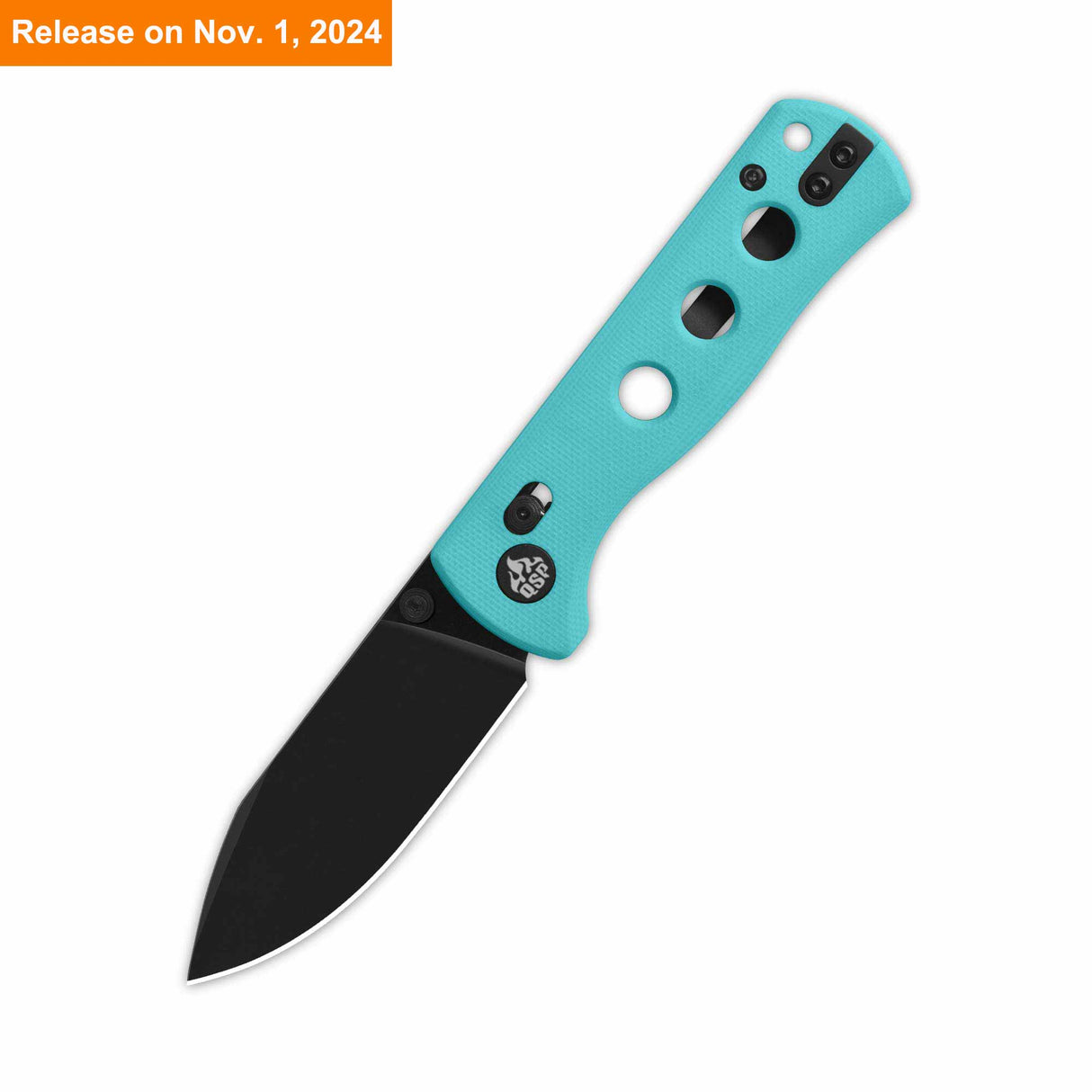 QSP Canary Glyde Lock Pocket Knife 14C28N Blade Tiffany Blue G10 Handle