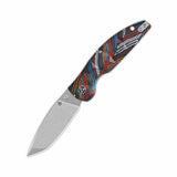 QSP Turtle Punk Pocket Knife 14C28N Blade Colorful G10 Handle