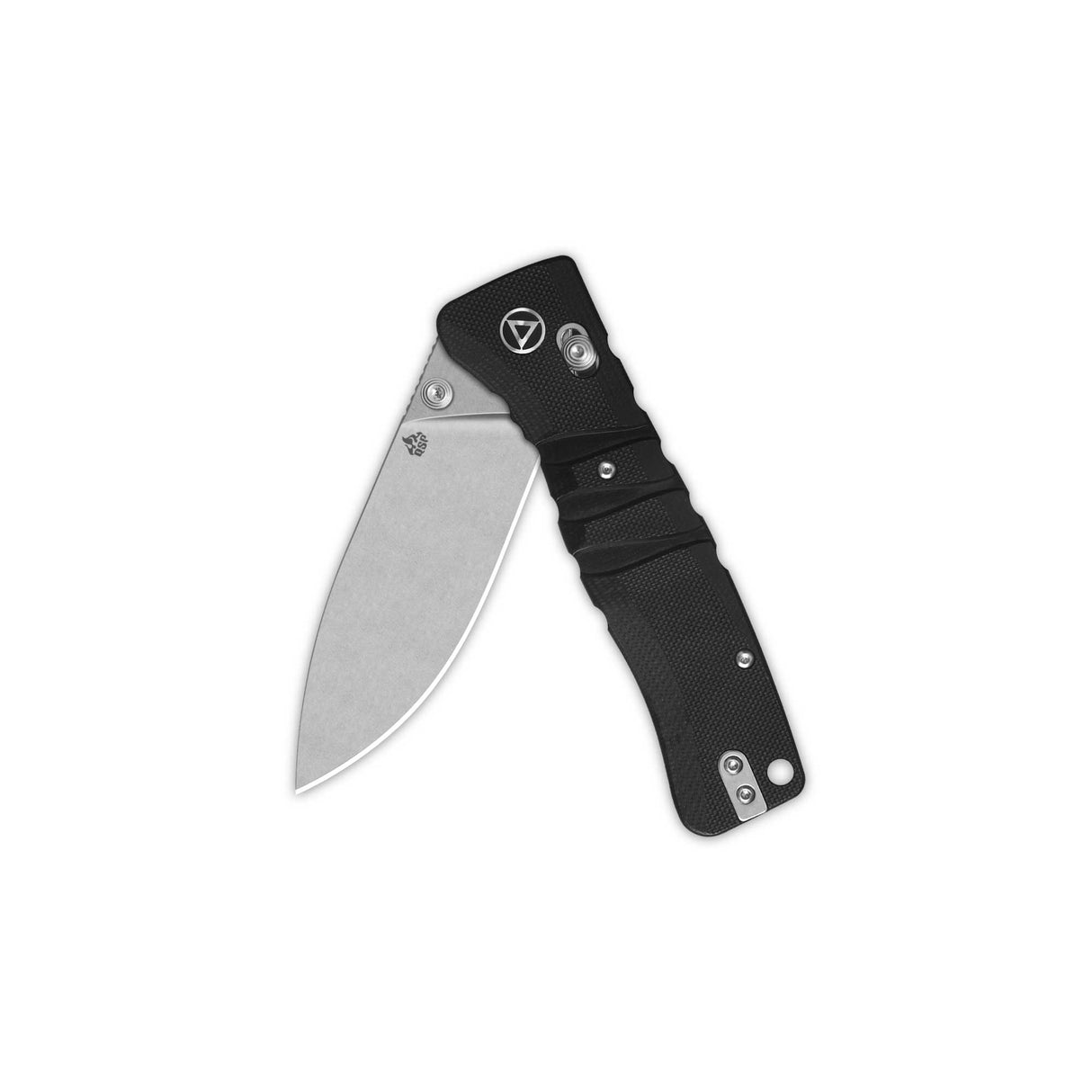 QSP Ripley Glyde Lock Pocket Knife 14C28N Blade Black G10 Handle