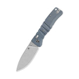 QSP Ripley Glyde Lock pocket knife with gray G10 handle and drop point blade