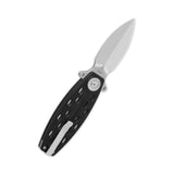 QSP Beetle Liner Lock Pocket Knife 14C28N Blade G10 Handle-Silver