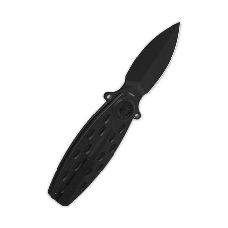 QSP Beetle Liner Lock Pocket Knife 14C28N Blade G10 Handle-Black