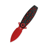 QSP Beetle Liner Lock Pocket Knife 14C28N Blade G10 Handle-Red