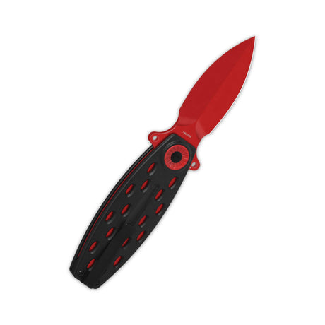 QSP Beetle Liner Lock Pocket Knife 14C28N Blade G10 Handle-Red