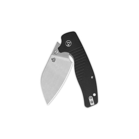 QSP Chefmaster Liner Lock Pocket Knife 14C28N Blade Black G10 Handle