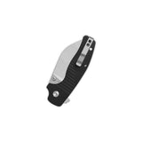 QSP Chefmaster Liner Lock Pocket Knife 14C28N Blade Black G10 Handle