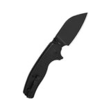 QSP Chefmaster Liner Lock Pocket Knife 14C28N Blade Black G10 Handle