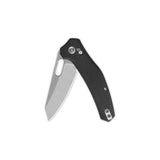 QSP Emu Glyde Lock Pocket Knife 14C28N Blade Black Coarse G10 Handle